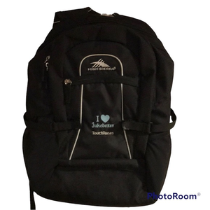 NWT High Sierra‎ backpack “I heart jukeboxes” logo